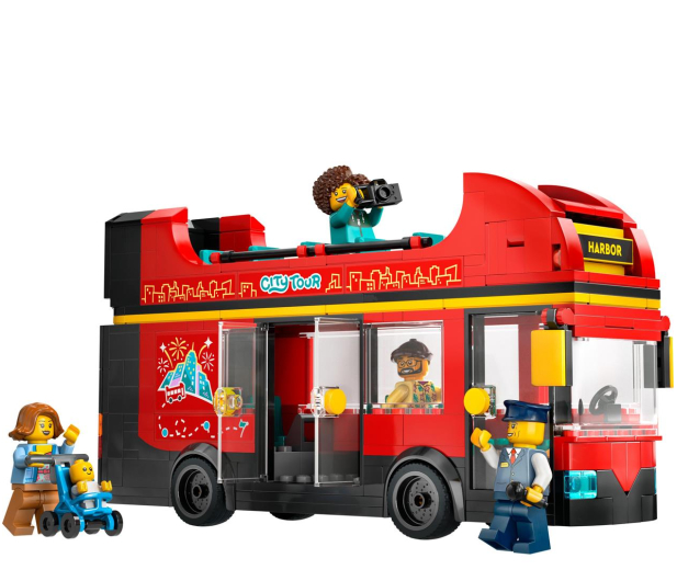 LEGO CITY 60407 Czerwony, piętrowy autokar - 1248595 - zdjęcie 7